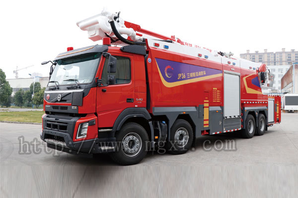 舉高噴射(三相射流)消防車